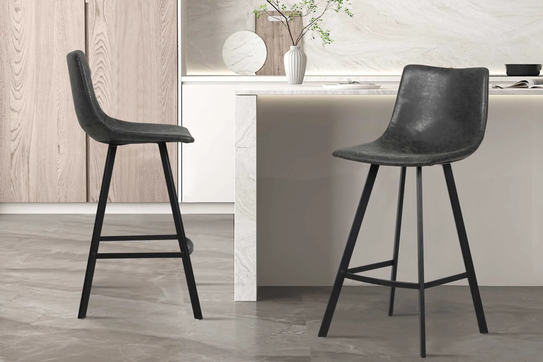 Barhocker Ozan 68cm - schwarz