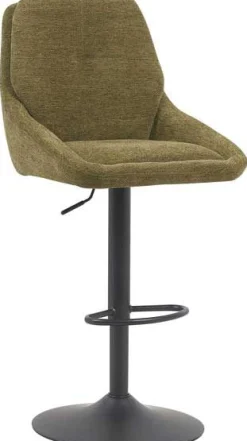 Barhocker Sabine - 50x60x100-121cm - verstellbar - drehbar - grün
