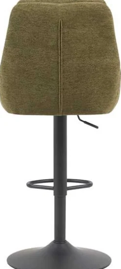 Barhocker Sabine - 50x60x100-121cm - verstellbar - drehbar - grün