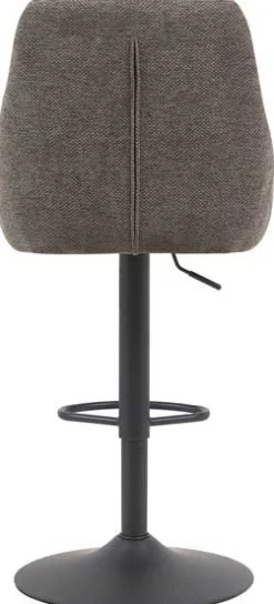 Barhocker Sabine - 50x60x100-121cm - verstellbar - drehbar - grau