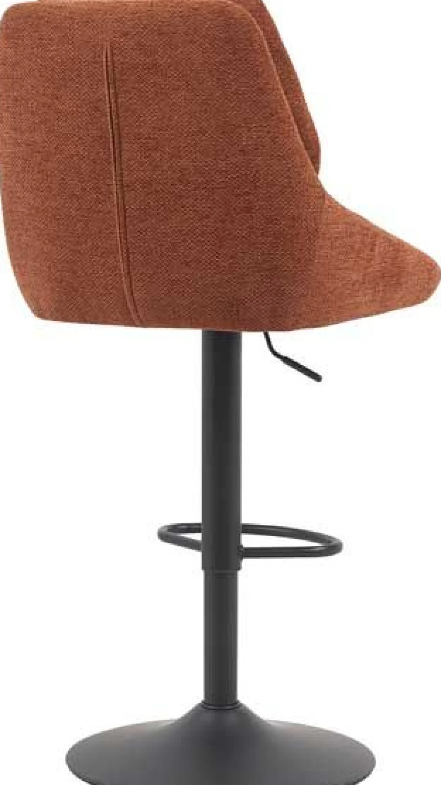 Barhocker Sabine - 50x60x100-121cm - verstellbar - drehbar - terracotta