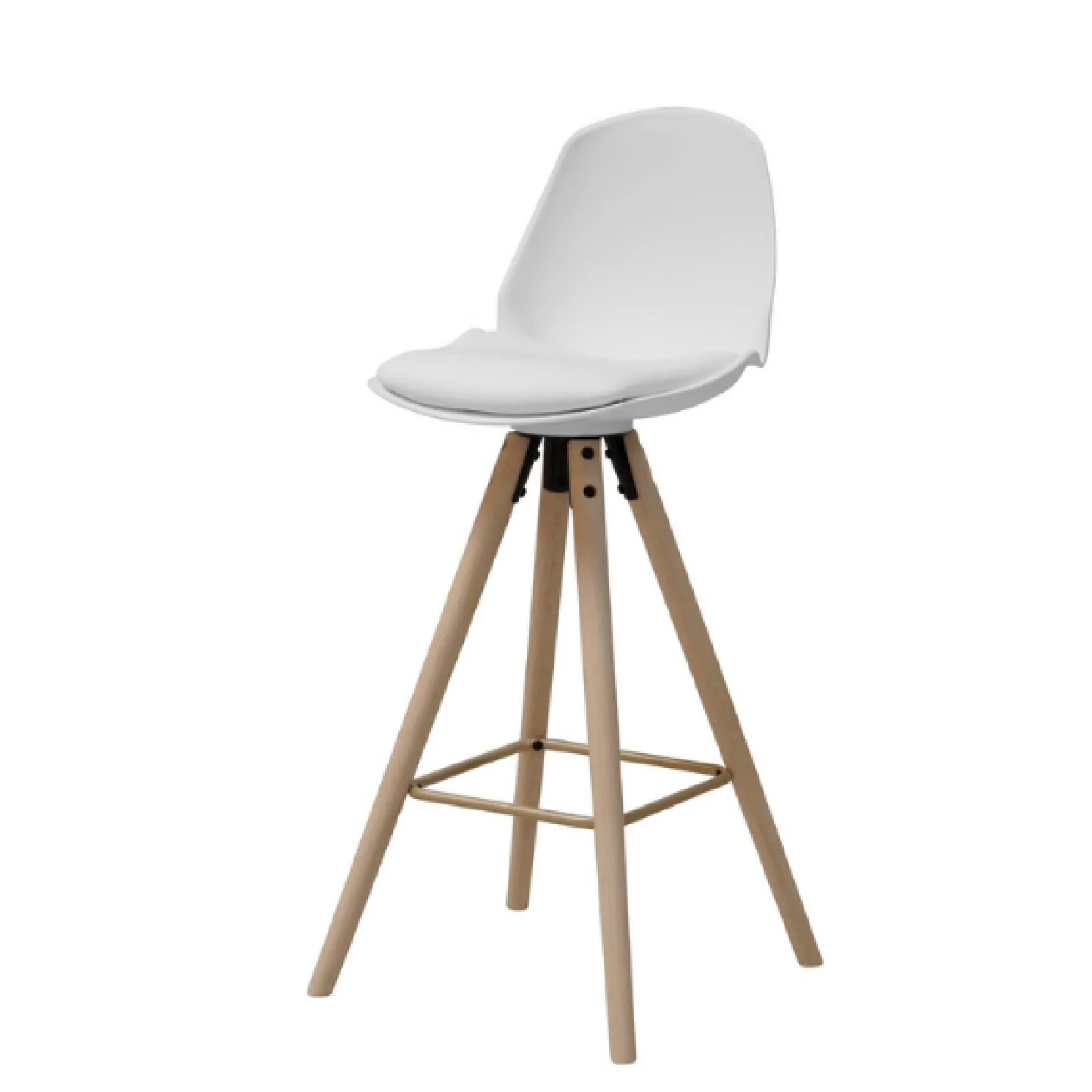 Barhocker Sammy - weiß/beige
