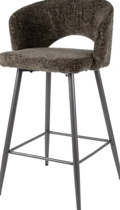 Barhocker Sieglinde - 51x50x94cm - brauner Bouclé