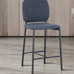 Barhocker Sophia | 45 x 56 x 99 cm | Dunkelgrau