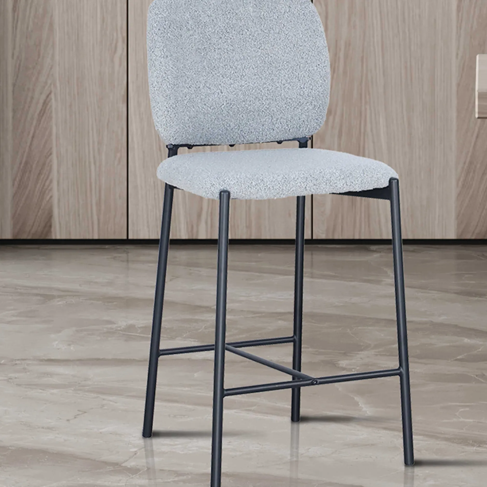 Barhocker Sophia | 45 x 56 x 99 cm | Grau