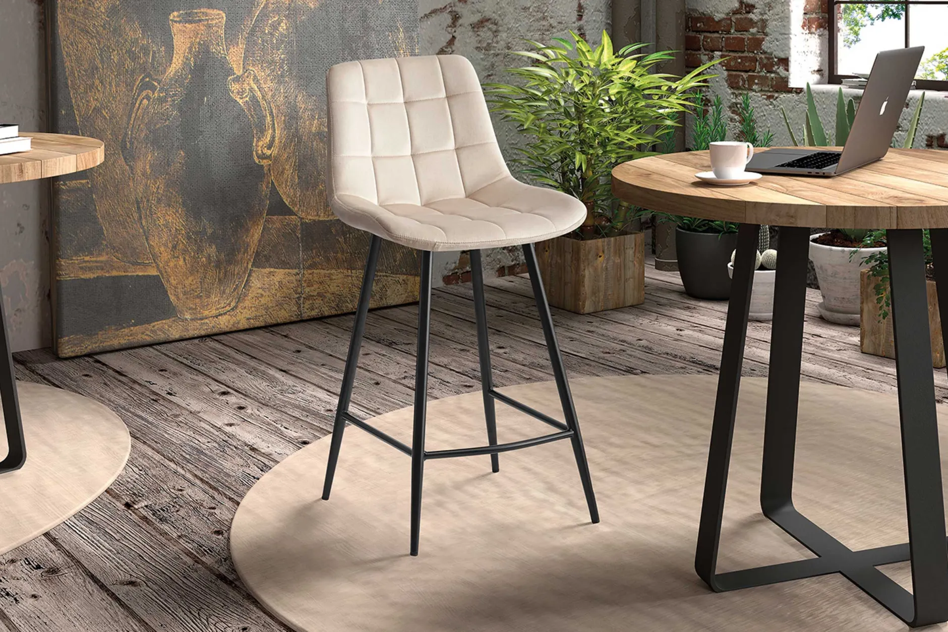 Barhocker Tanja-beige