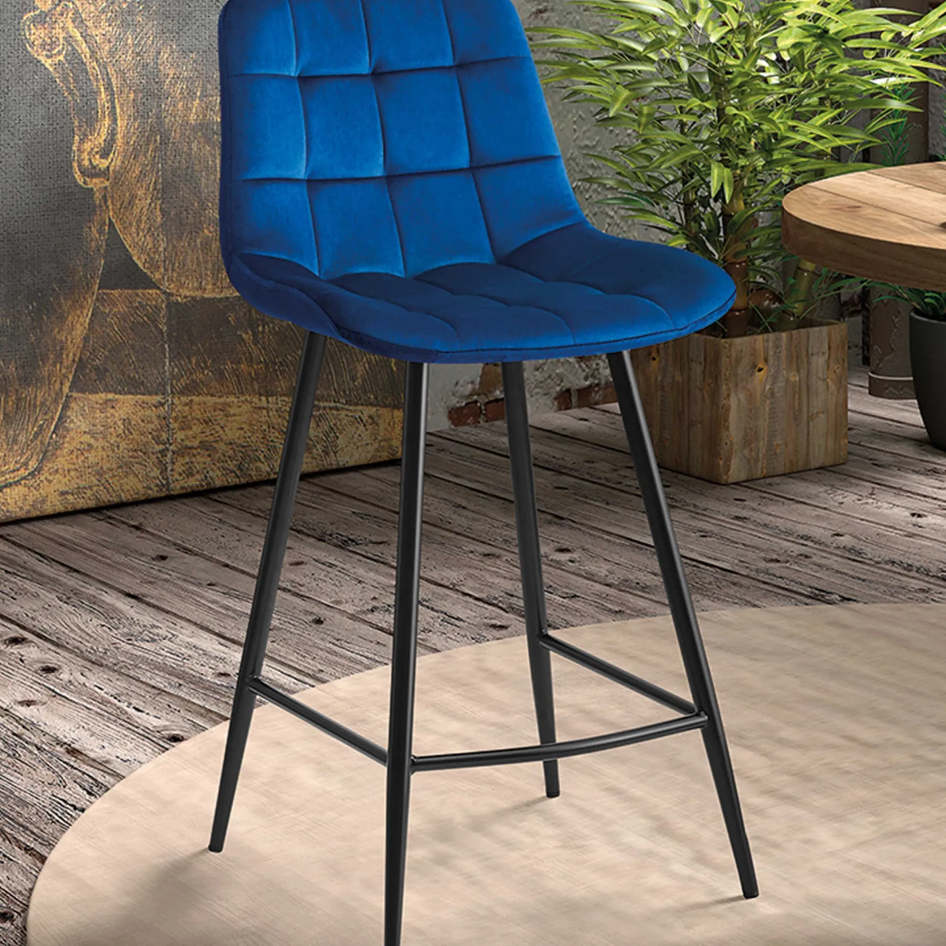 Barhocker Tanja-blau