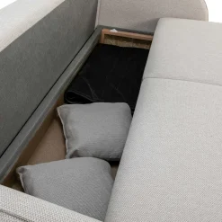 Bari 3-Sitzer Sofa 215x100x88cm - mit Stauraum - beige