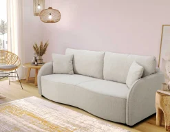 Bari 3-Sitzer Sofa 215x100x88cm - mit Stauraum - beige