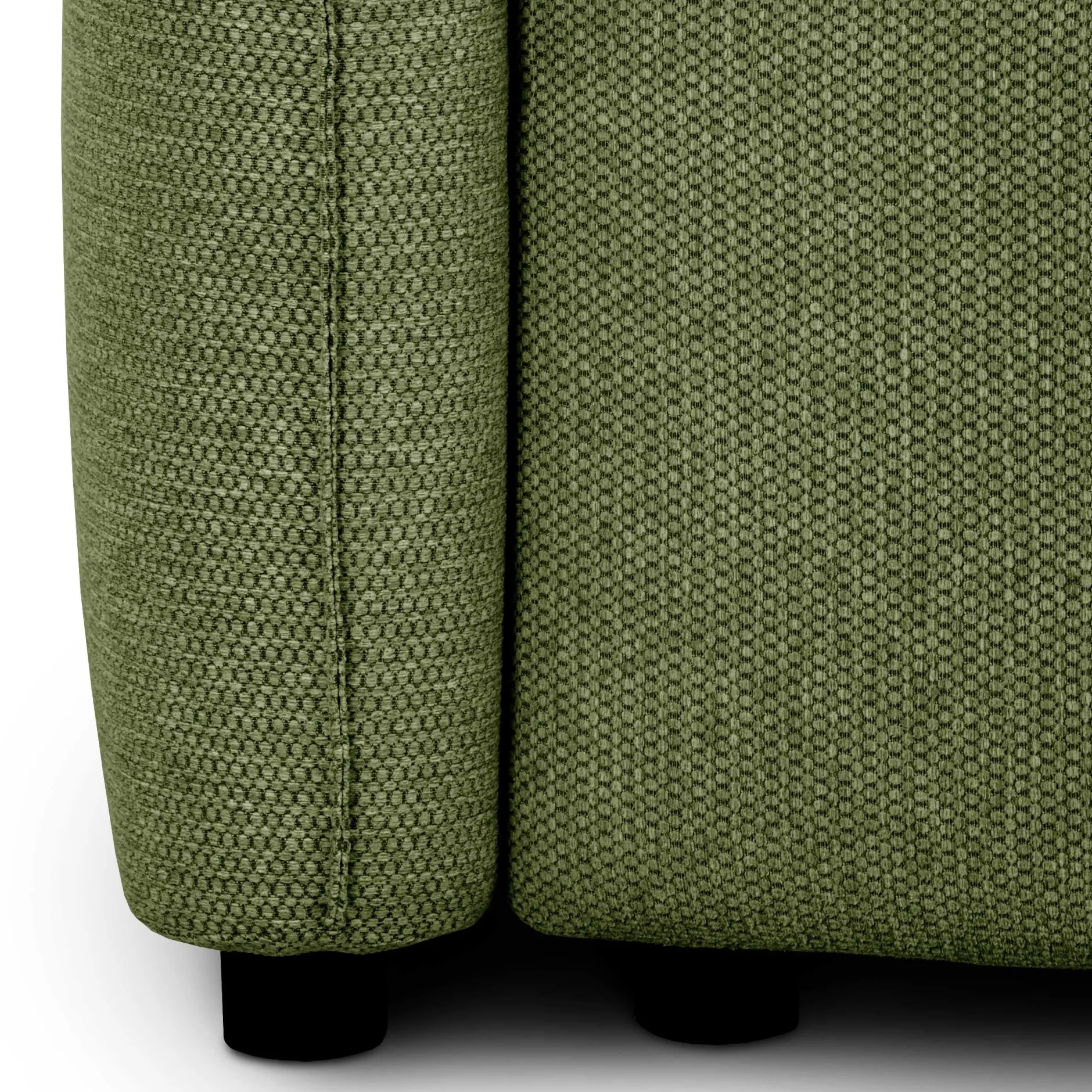 Bari 3-Sitzer Sofa 215x100x88cm - mit Stauraum - olivgrün
