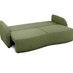 Bari 3-Sitzer Sofa 215x100x88cm - mit Stauraum - olivgrün
