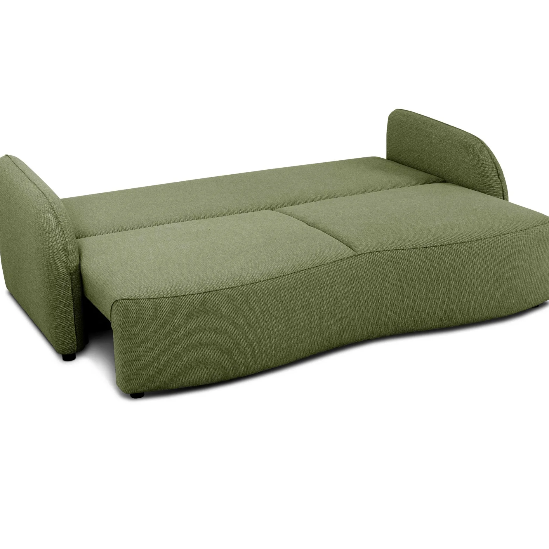 Bari 3-Sitzer Sofa 215x100x88cm - mit Stauraum - olivgrün