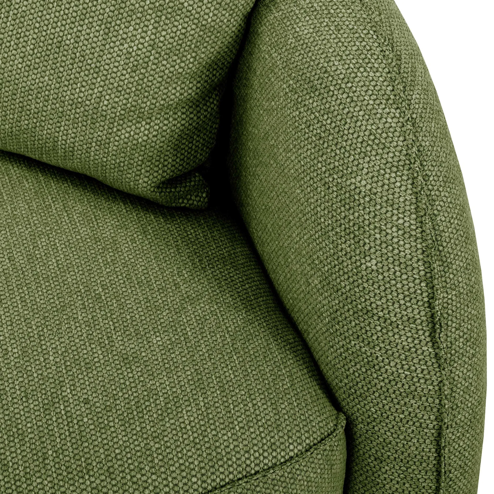 Bari 3-Sitzer Sofa 215x100x88cm - mit Stauraum - olivgrün