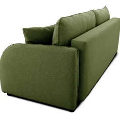 Bari 3-Sitzer Sofa 215x100x88cm - mit Stauraum - olivgrün