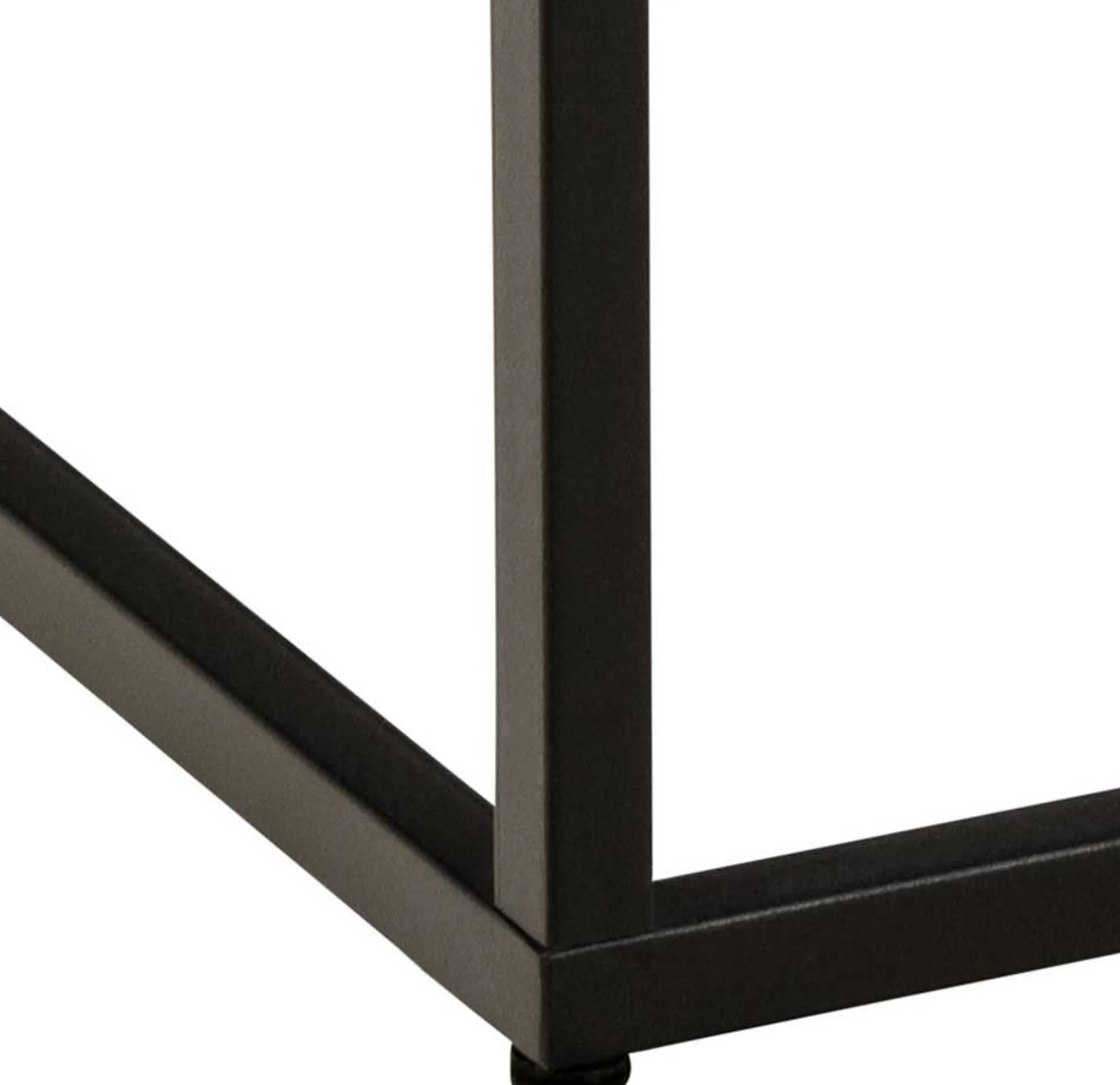 Barossa Couchtisch - 40x40x45cm - schwarzer Marmor