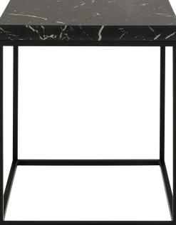 Barossa Couchtisch - 40x40x45cm - schwarzer Marmor