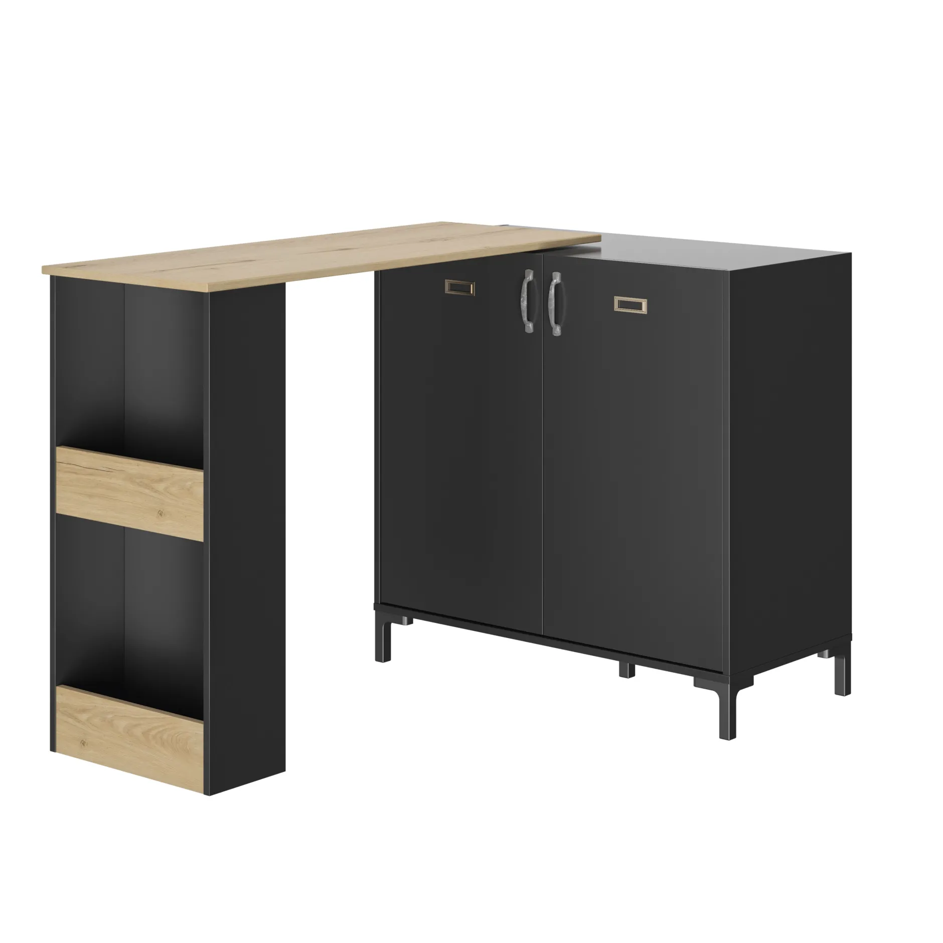 Barschrank Manchester | 60 x 60 x 40 cm | Helvezia Oak Design