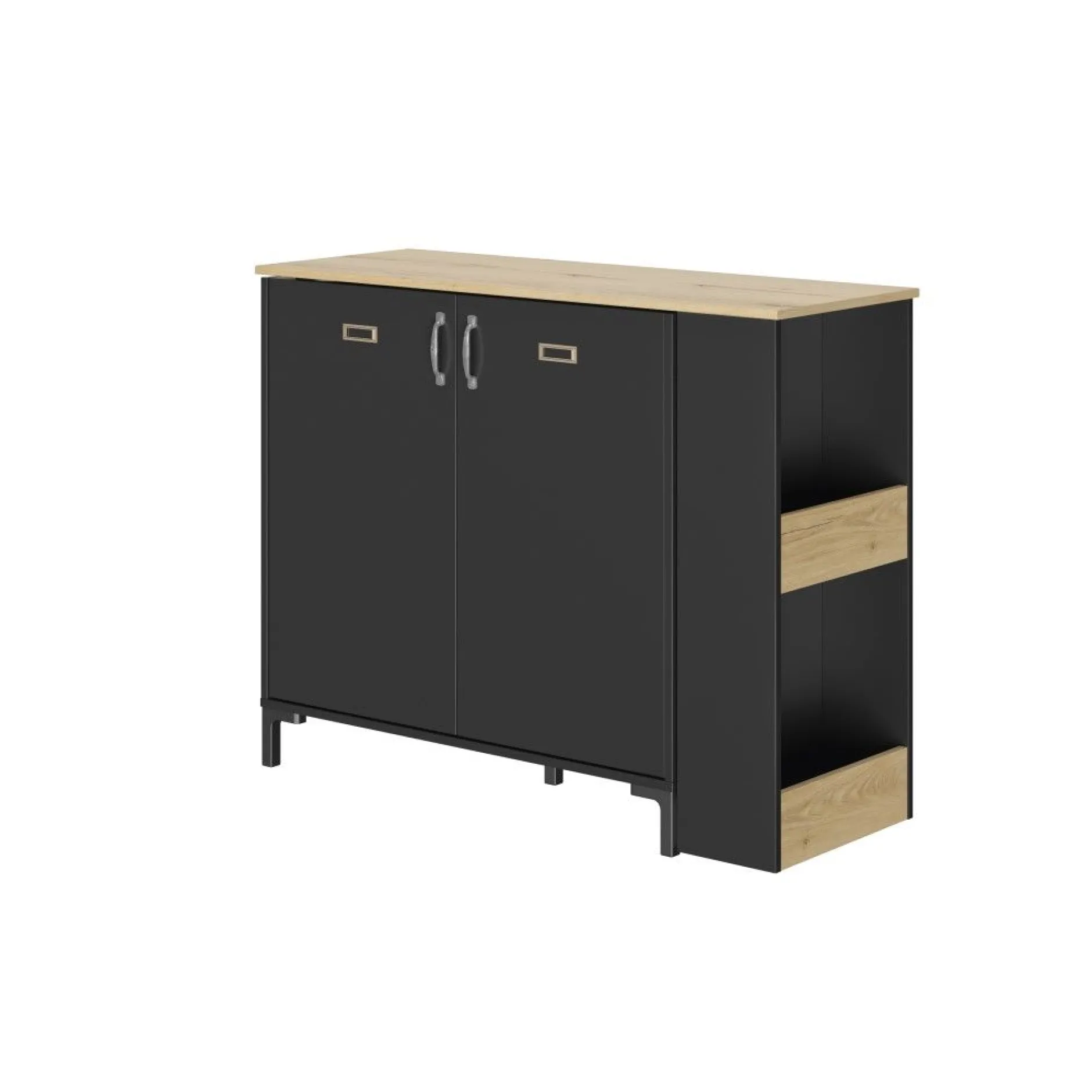 Barschrank Manchester | 60 x 60 x 40 cm | Helvezia Oak Design