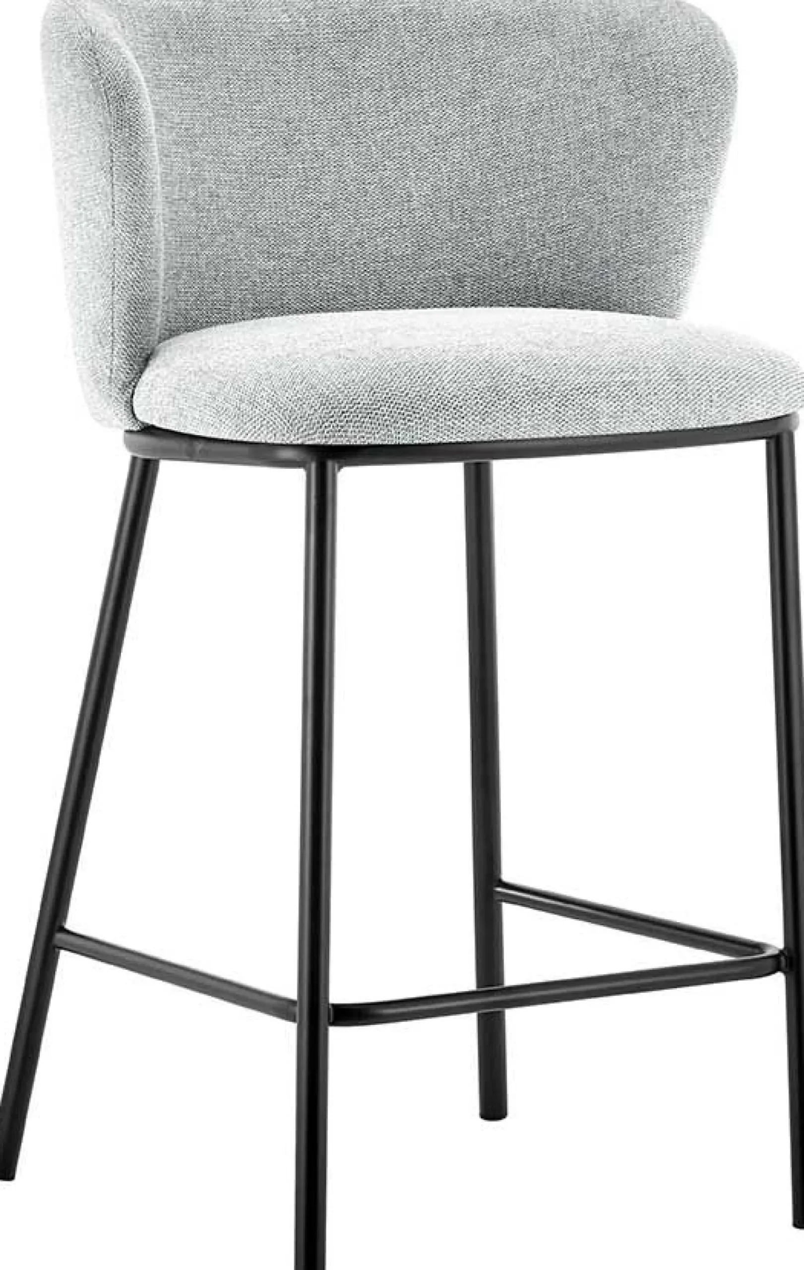 Barstuhl Arthur | 53 x 50,5 x 88,5 cm | Hellgrau