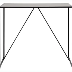 Bartable Dover 120x60cm - schwarz