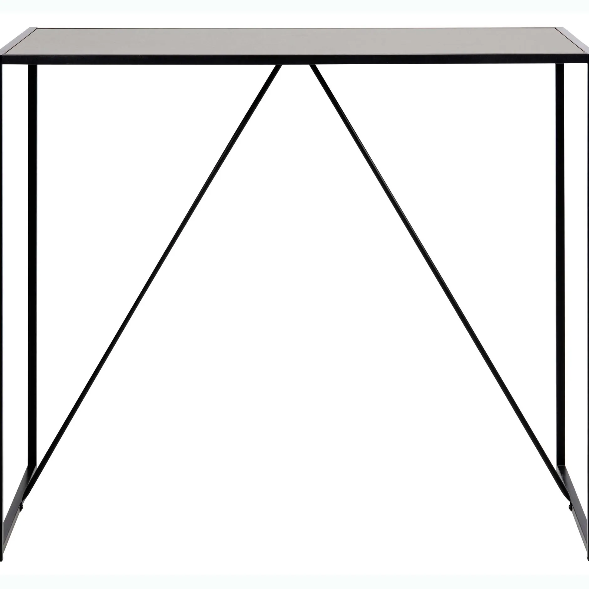 Bartable Dover 120x60cm - schwarz