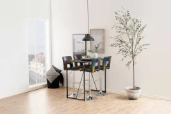 Bartable Dover 120x60cm - schwarz