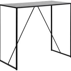Bartable Dover 120x60cm - schwarz