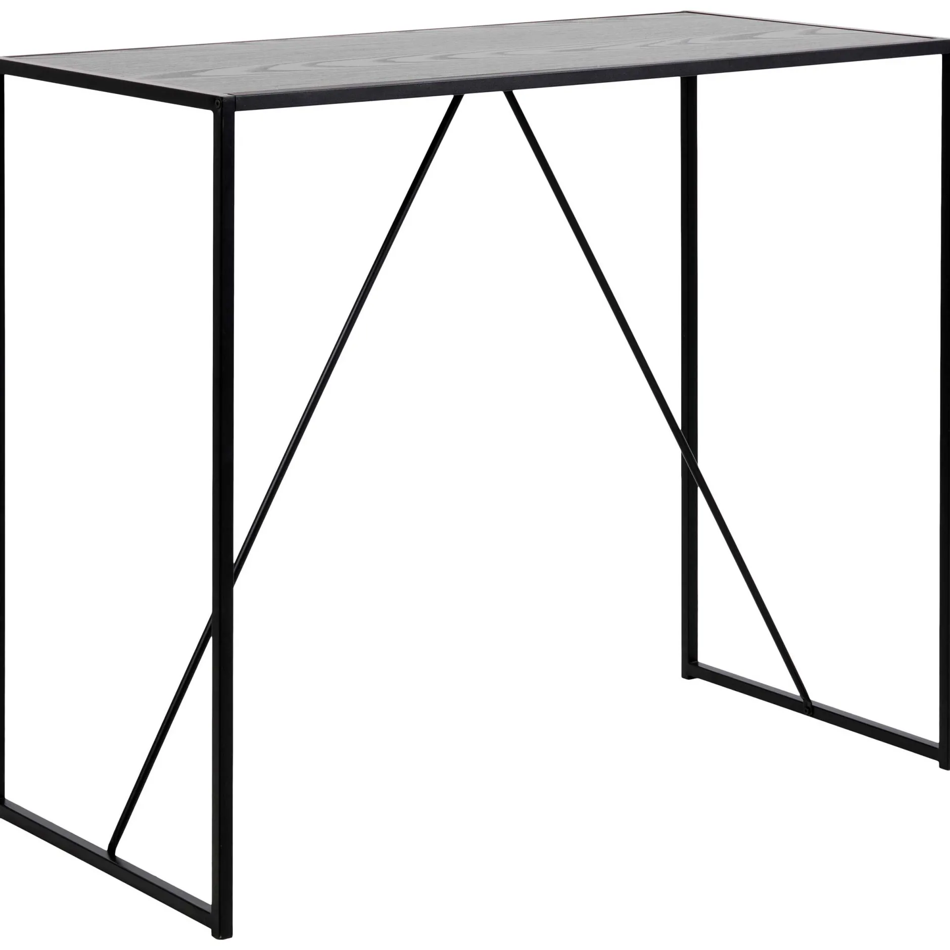 Bartable Dover 120x60cm - schwarz