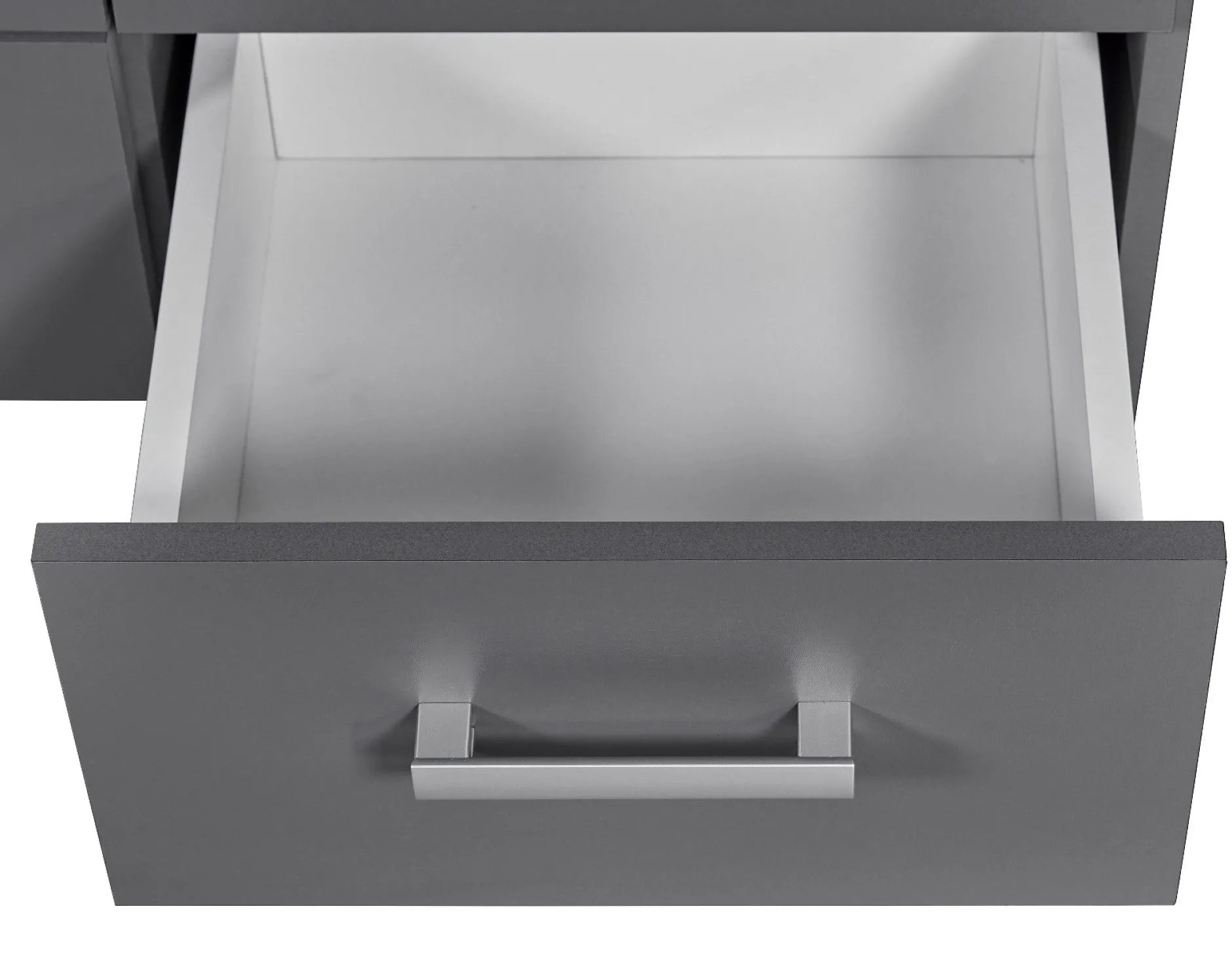 Bücherregal Eden 81cm 4 Schubladen - graphitgrau