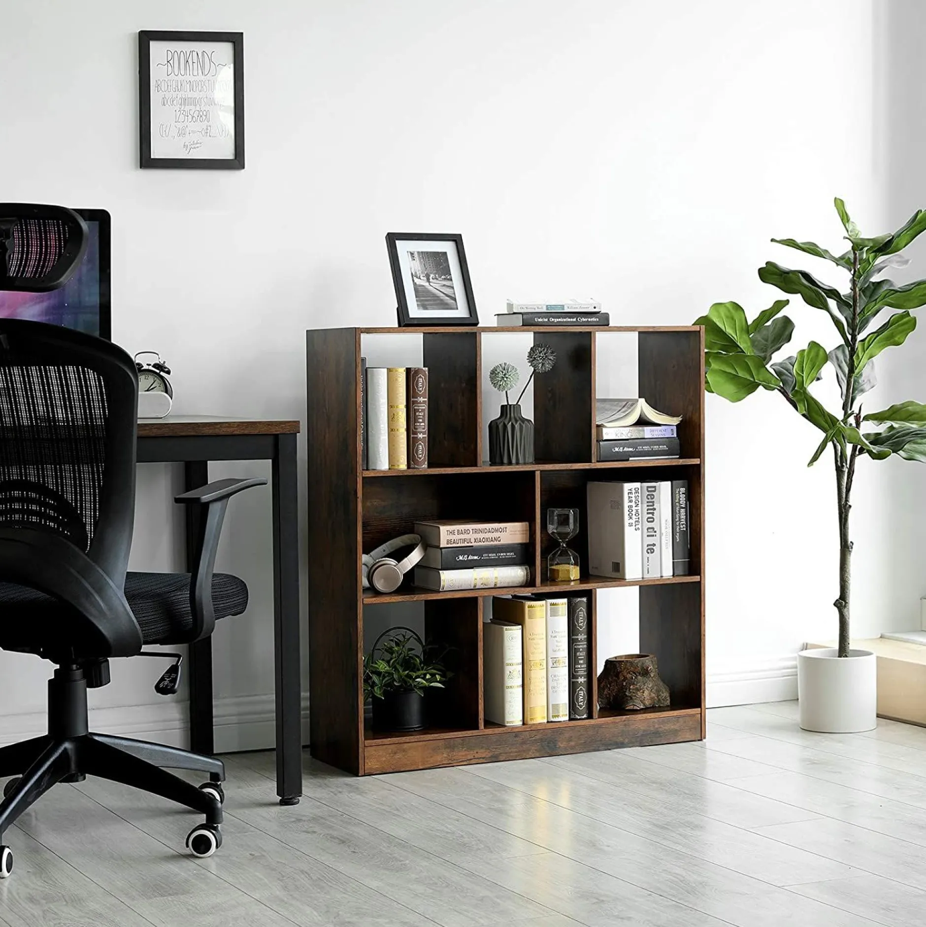 Bücherregal Free industrial - braun