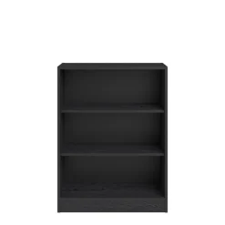 Bücherregal Hobby 104 cm-2 Fachböden-schwarz
