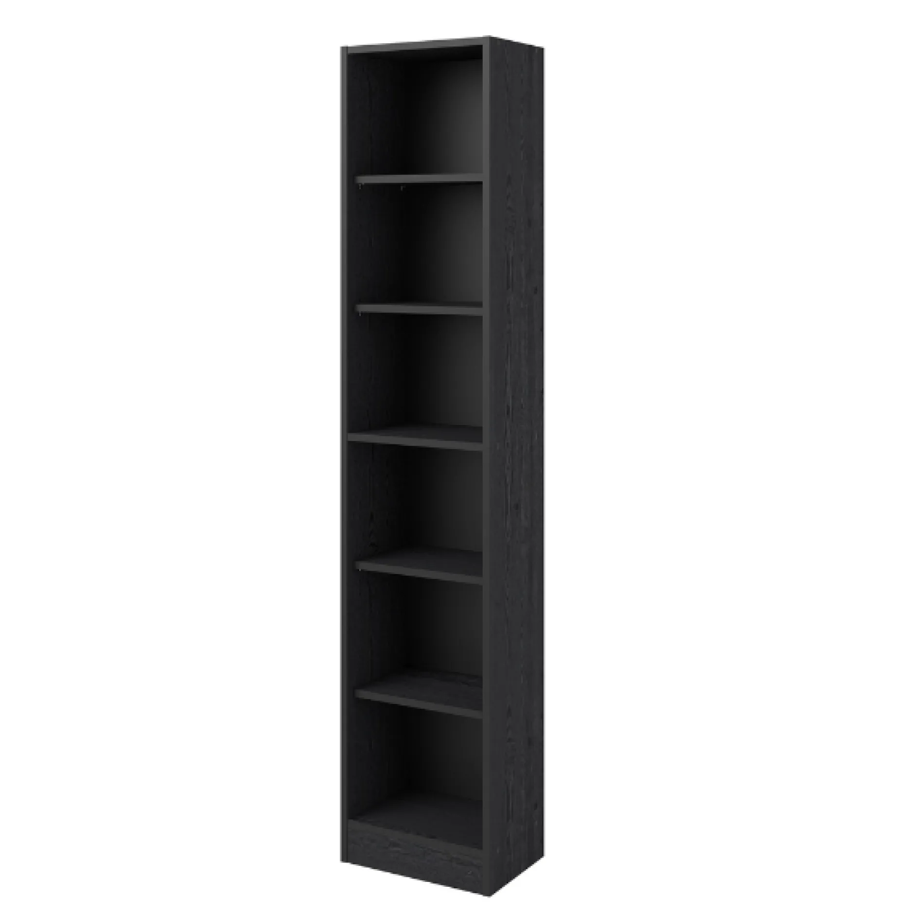 Bücherregal Hobby Länge 41 cm-5 Fachböden-schwarz
