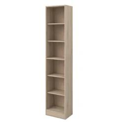 Bücherregal Hobby Länge 41 cm-5 Fachböden Eiche