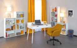 Bücherregal Parini 2 Fächer - weiß