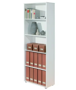 Bücherregal Parini 5 Fächer - weiß