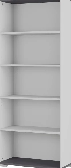 Bücherregal Presley 80cm - hellgrau