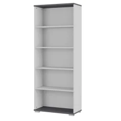 Bücherregal Presley 80cm - hellgrau