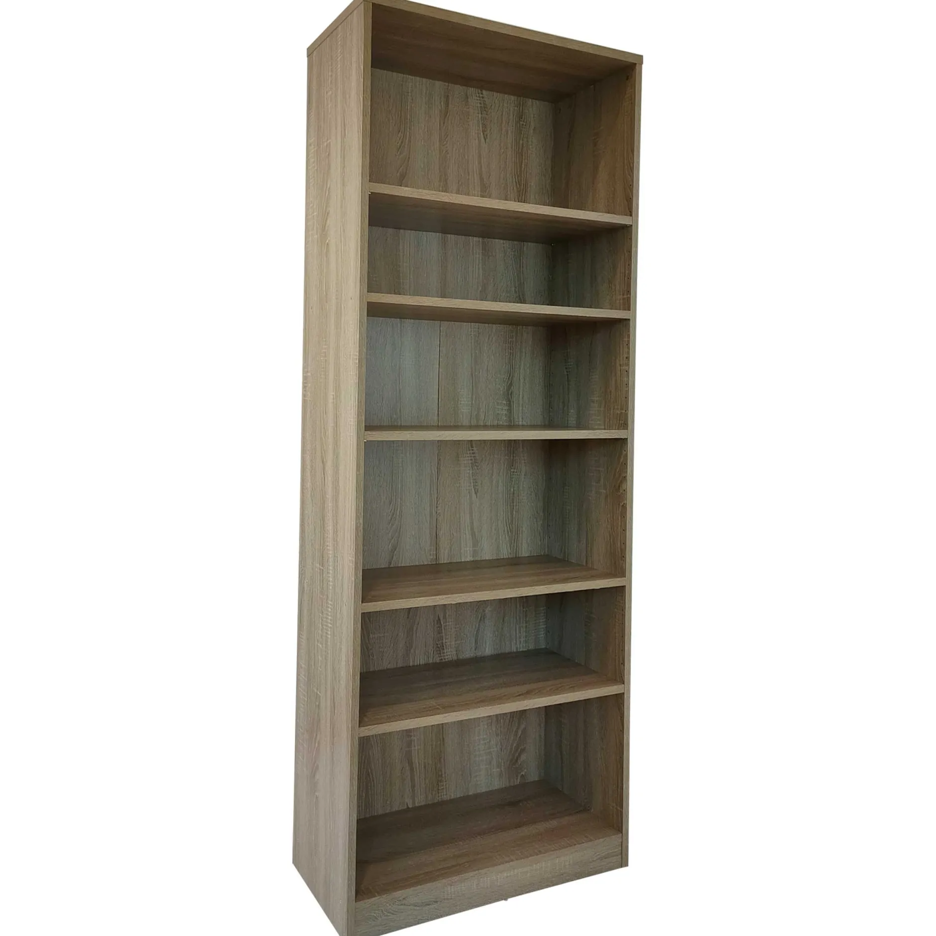 Bücherregal Stacy 72 cm 5 Fachböden-sonoma Eiche