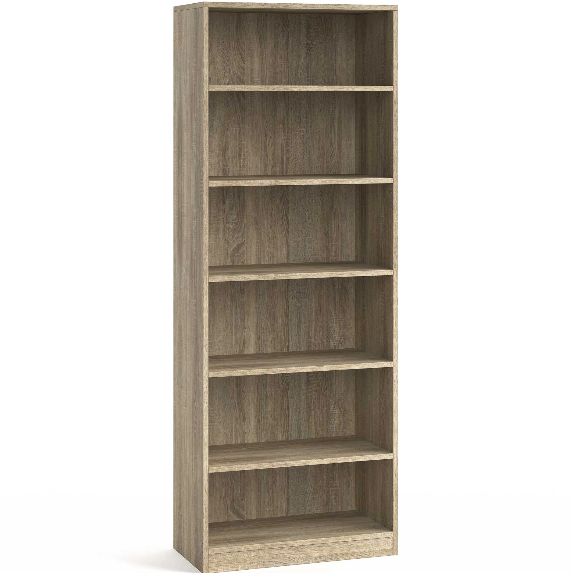 Bücherregal Stacy 72 cm 5 Fachböden-sonoma Eiche