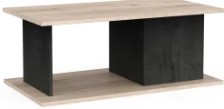 Beatrice Couchtisch - 91x50x36cm - Eiche Dekor/Betonoptik