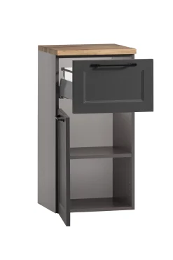 Beistellschrank Meran | 40 x 35 x 79 cm | Grau