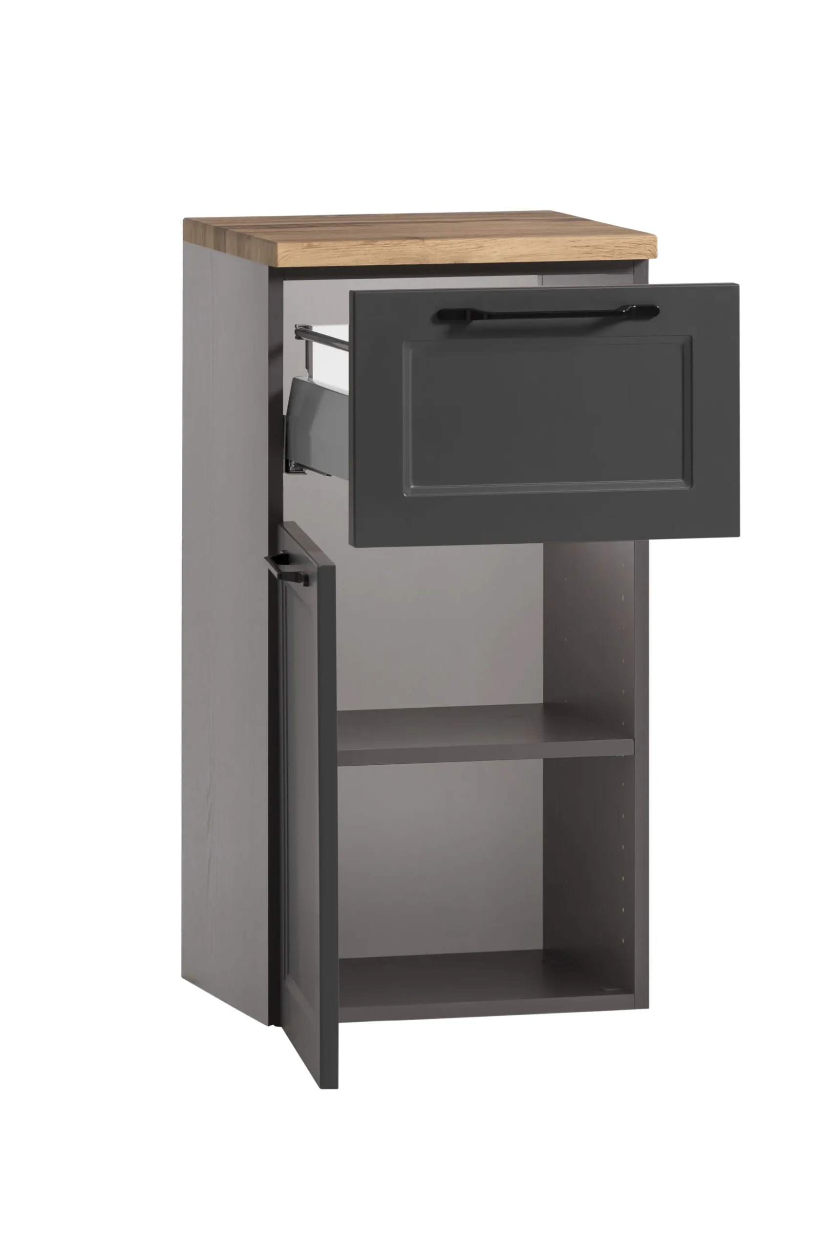 Beistellschrank Meran | 40 x 35 x 79 cm | Grau