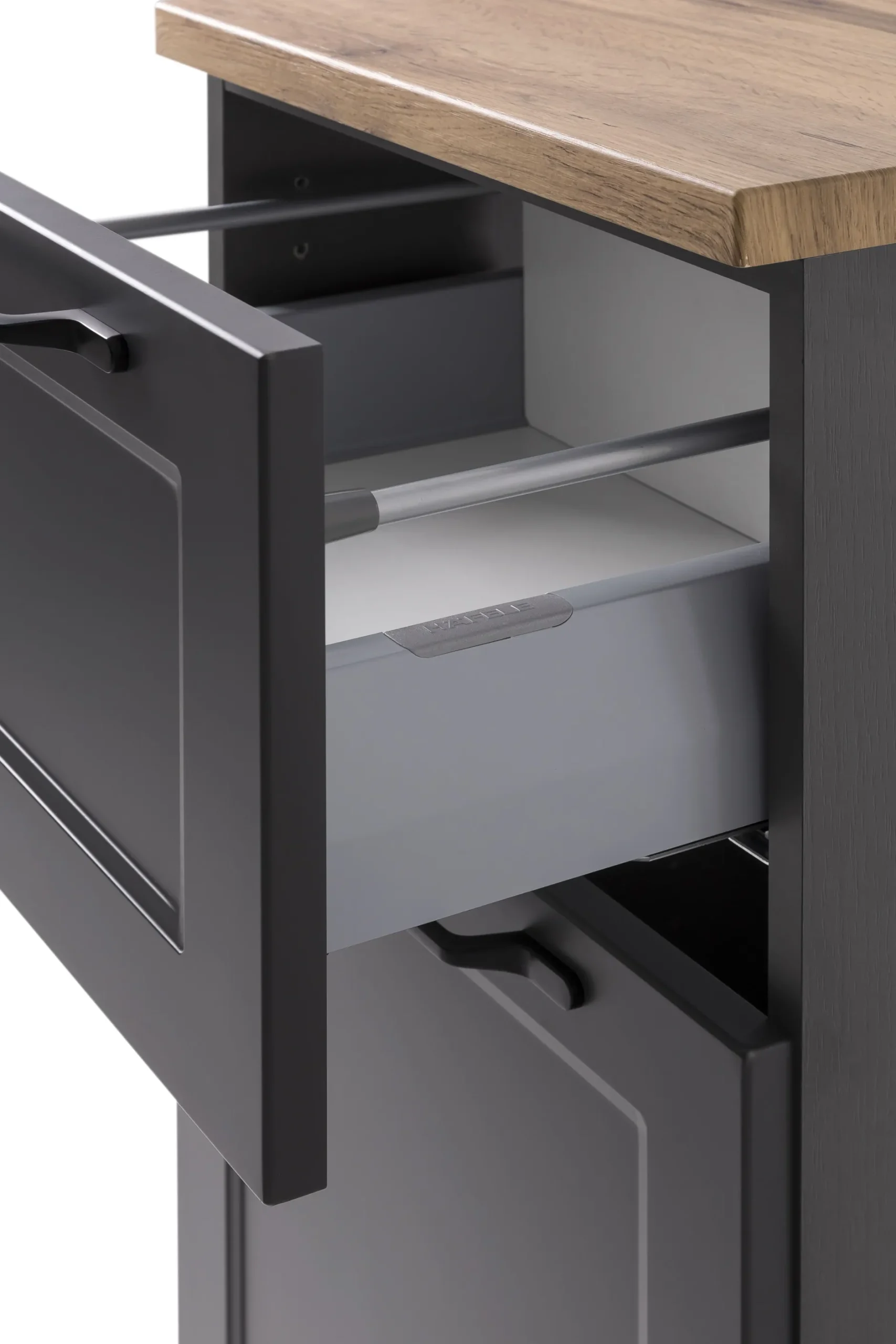 Beistellschrank Meran | 40 x 35 x 79 cm | Grau