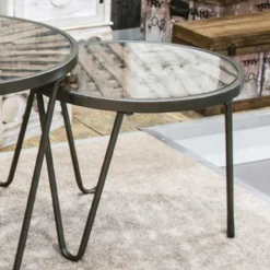 Beistelltisch | Ø52 cm x 43 cm | Anthrazit