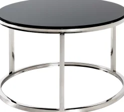Beistelltisch | Ø60 cm x 36 cm | Schwarz
