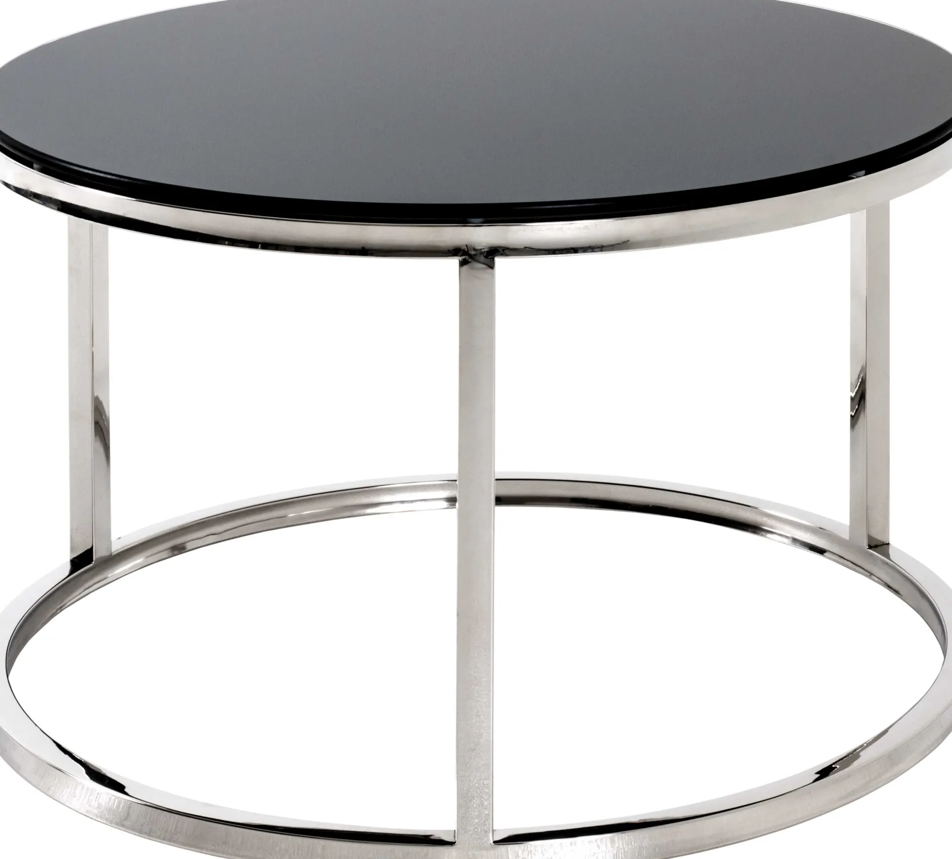 Beistelltisch | Ø60 cm x 36 cm | Schwarz