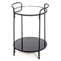 Beistelltisch | Ø37 cm x 50 cm | Schwarz