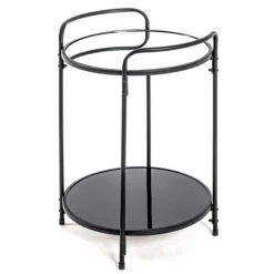 Beistelltisch | Ø37 cm x 50 cm | Schwarz