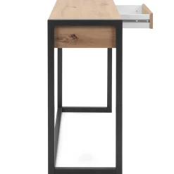 Beistelltisch Damon 100cm 2 Schubladen - Eiche/anthrazit