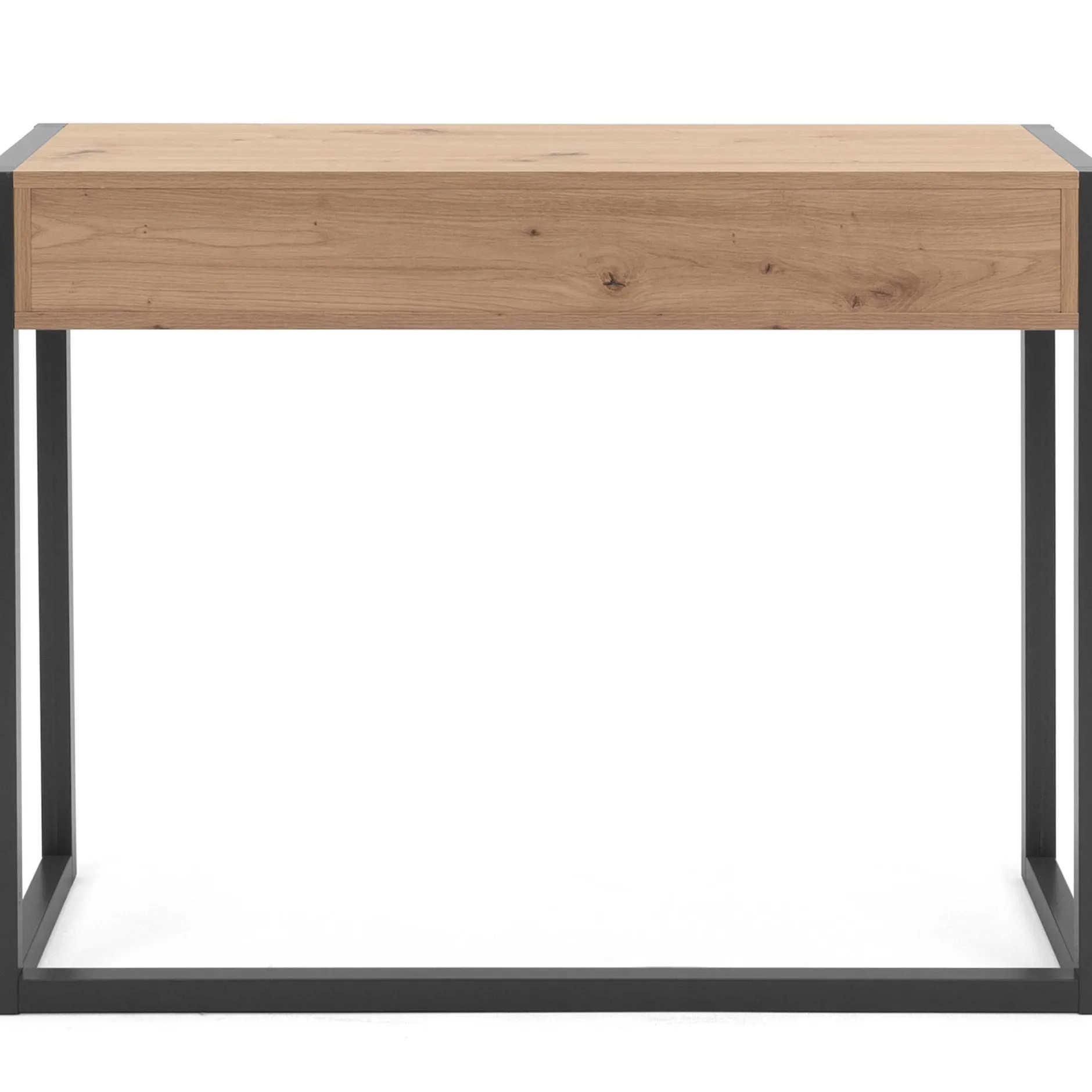 Beistelltisch Damon 100cm 2 Schubladen - Eiche/anthrazit